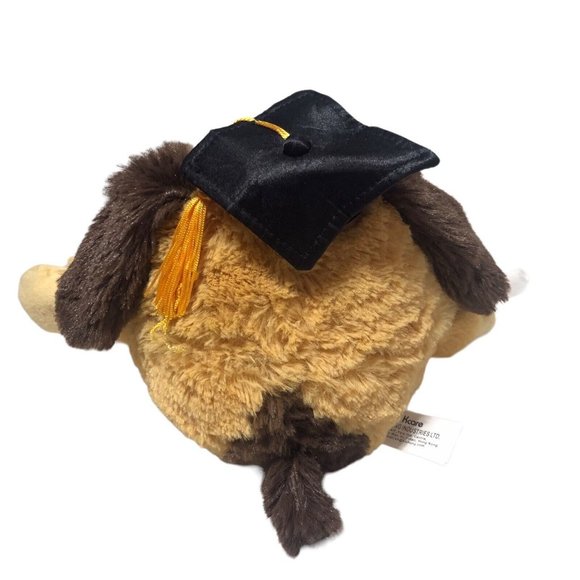 KCare Graduation Plush Stuffed Dog Animated Spins Sings We're Gonna Celebrate - Picture 3 of 8